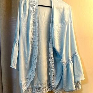 Light blue cardigan